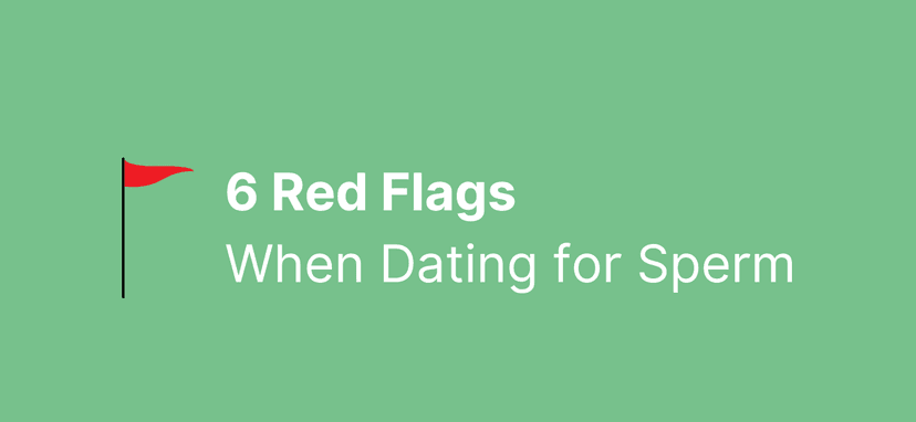 6 Red Flags to Watch Out for When "Dating" for Sperm